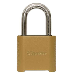 Master Lock 2 in. W Hardened Steel Resettable Combination Padlock