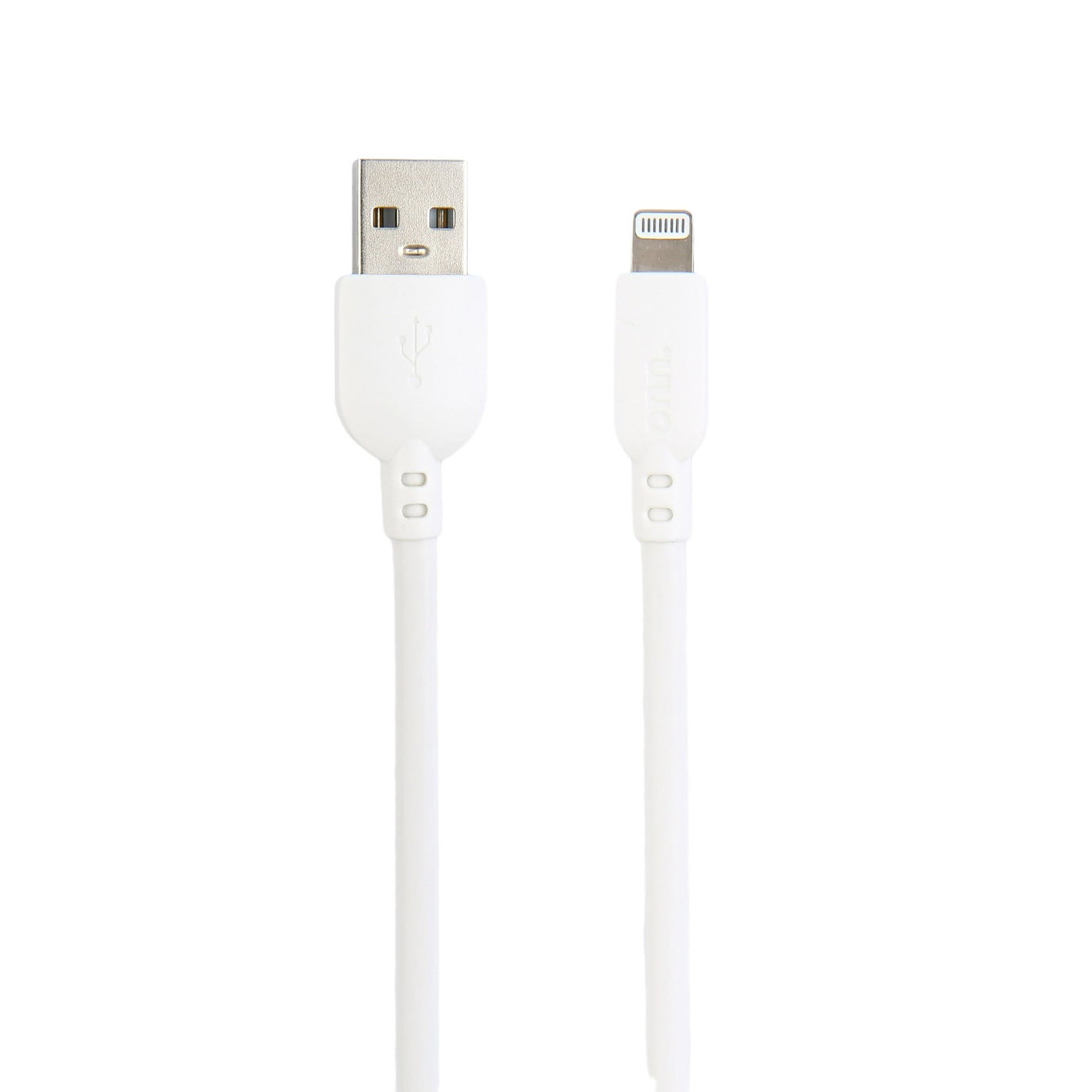 Onn. 10ft Lightning To USB Cable, White, For IPhone/iPad/iPod, 5 Volt